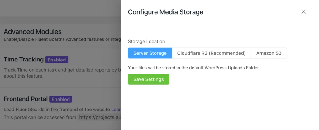 FluentBoards: External Data Hosting
